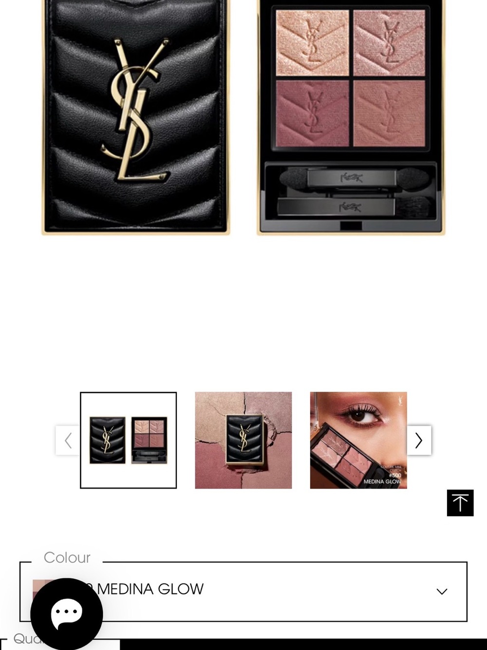 Yves Saint Laurent Medina Glow Eyeshadow Palette - Rose, Bronze, Gold